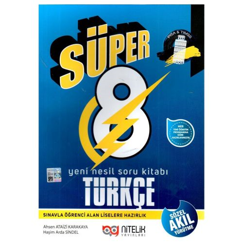 Nitelik 8. Sınıf Süper Türkçe Yeni Nesil Soru Kita