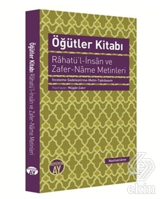 Öğütler Kitabı - Rahatü\'l-İnsan ve Zafer-Name Meti