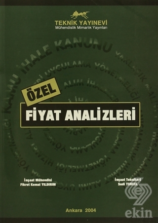 Özel Fiyat Analizleri