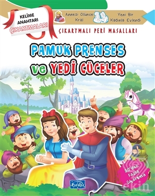 Pamuk Prenses ve Yedi Cüceler - Çıkartmalı Peri Ma