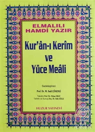 Rahle Boy Kur\'an-ı Kerim ve Yüce Meali (Hafız Osma