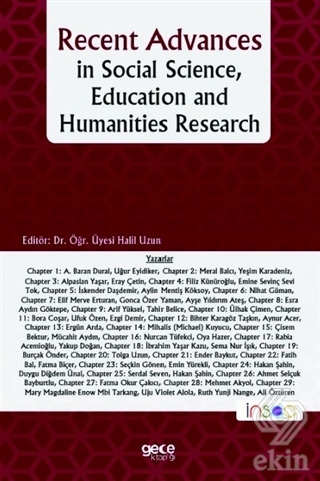 Recent Advances in Social Science, Education and H