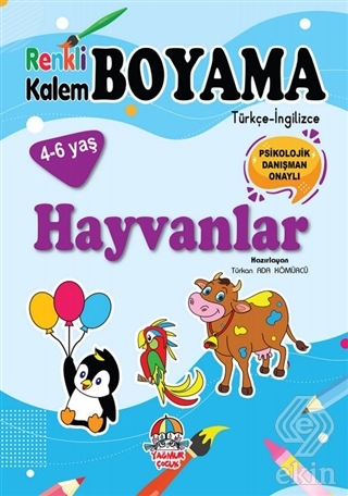 Renkli Kalem Boyama / Hayvanlar