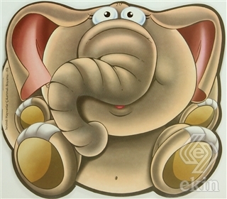 Sevimli Hayvanlar Çıkartmalı Boyama - Fil