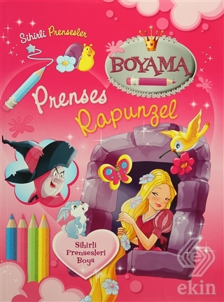 Sihirli Prensesler Boyama - Prenses Rapunzel