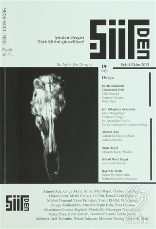 Şiirden iki Aylık Şiir Dergisi Sayı: 19