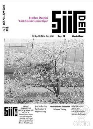 Şiirden İki Aylık Şiir Dergisi Sayı: 22