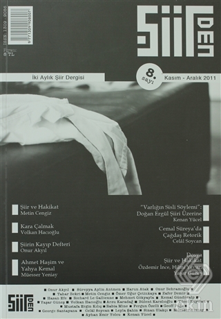 Şiirden İki Aylık Şiir Dergisi Sayı: 8