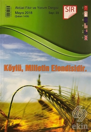 Sır Aktüel Fikir ve Yorum Dergisi Sayı: 23 Mayıs 2
