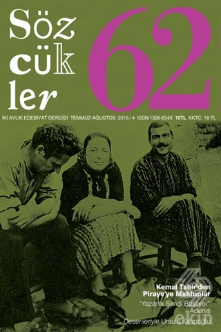 Sözcükler Dergisi Sayı : 62 Temmuz - Ağustos 2016