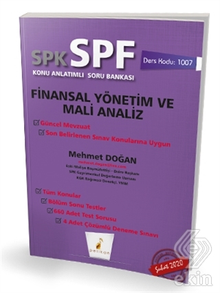 SPK - SPF Finansal Yönetim ve Mali Analiz Konu Anl