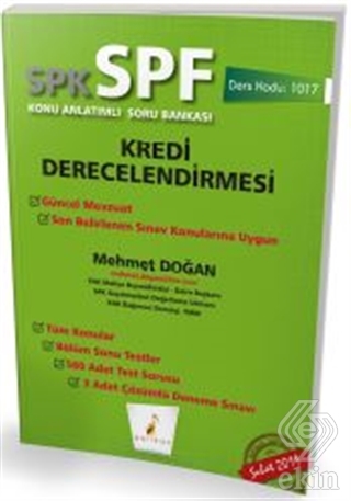 SPK - SPF Kredi Derecelendirmesi Konu Anlatımlı So