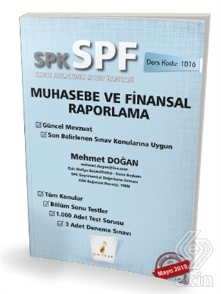 SPK - SPF Muhasebe ve Finansal Raporlama Konu Anla