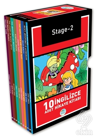 Stage-2 İngilizce Hikaye Seti (10 Kitap Kutulu)