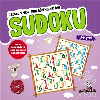 Sudoku 8+ Yaş - İlkokul 3. ve 4. Sınıf Öğrencileri