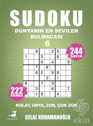 Sudoku Dünyanın En Sevilen Bulmacası 6
