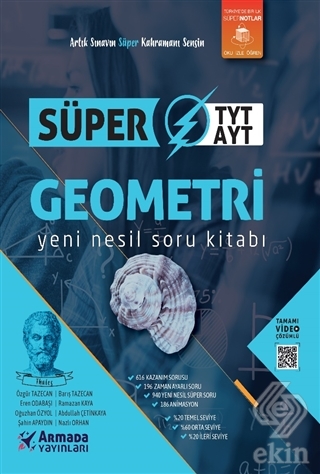 Süper TYT-AYT Geometri Yeni Nesil Soru Kitabı