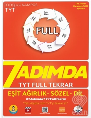 Tonguç Kampüs 7 Adımda TYT Full Tekrar Eşit Ağırlı
