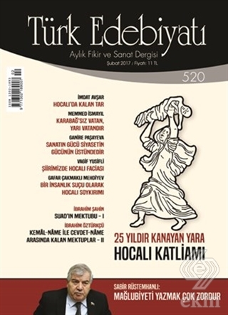 Türk Edebiyatı Dergisi Sayı : 520 Şubat 2017
