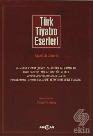 Türk Tiyatro Eserleri 2 Tanzimat Dönemi