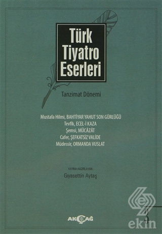 Türk Tiyatro Eserleri 3 Tanzimat Dönemi