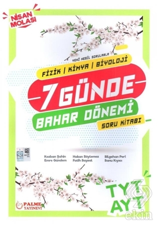 TYT AYT 7 Günde Bahar Dönemi Fizik - Kimya - Biyol