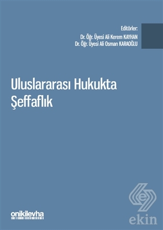 Uluslararası Hukukta Şeffaflık