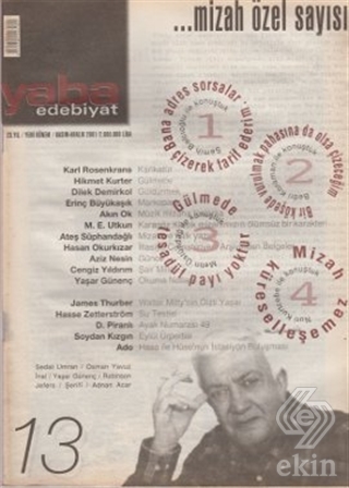 Yaba Edebiyat Dergisi Sayı: 13