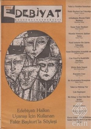 Yaba Edebiyat Dergisi Sayı: 1