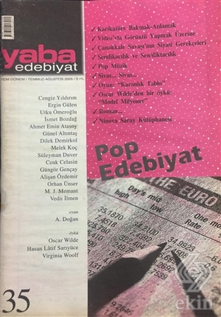 Yaba Edebiyat Dergisi Sayı: 35