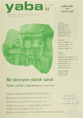 Yaba Edebiyat Dergisi Sayı: 91