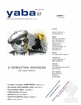 Yaba Edebiyat Dergisi Sayı: 93