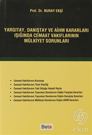 Yargıtay, Danıştay ve AİHM Kararları Işığında Cema