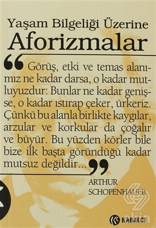 Yaşam Bilgeliği Üzerine Aforizmalar