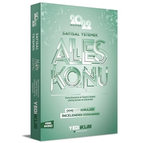 Yediiklim 2022 Master Serisi Ales Sayısal Yetenek