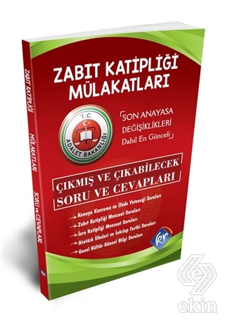 Zabıt Katipliği Mülakatları Kitabı