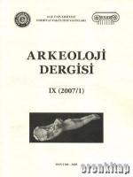Ege Üniversitesi Arkeoloji Dergisi IX