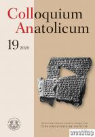 Colloquium Anatolicum 19 - 2020