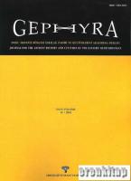 Gephyra Sayı 11 / Volume 11 - 2014