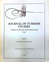 Journal of Turkish Studies : Türklük Bilgisi Araştırmaları 5. SAYI