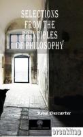 Selections From The Principles of Philosophy