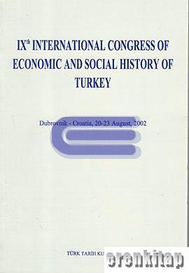 9. International Congress Of Economic and Social History of Turkey %20