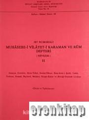 387 Numaralı Muhâsebe-i Vilâyet-i Karaman ve Rûm Defteri (937 / 1530) 