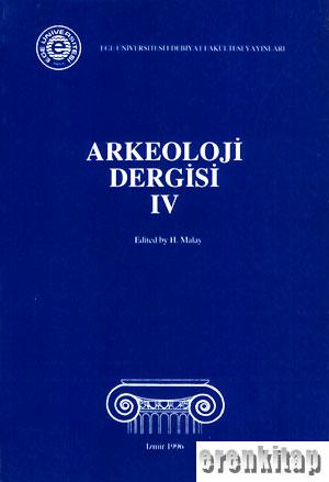 Arkeoloji Dergisi [04] IV (1996) Hasan Malay