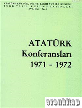 Atatürk Konferansları 5 ( 1971 - 1972 ) [ 1991 basım, Karton ]