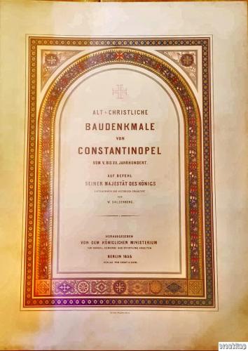 Alt-Christliche Baudenkmale von Constantinopel vom V. bis XII. Jahrhun