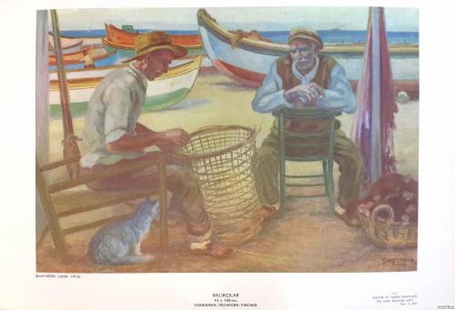 Balıkçılar, Şeref Akdik ( 1899 - 1972 ) 35x50 cm. Şeref Akdik