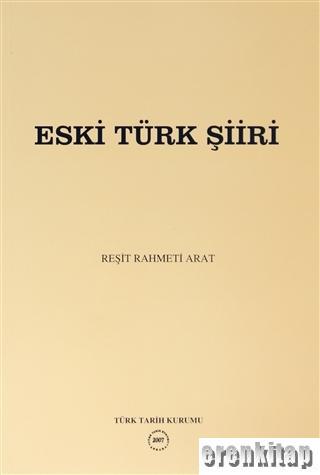Eski Türk Şiiri Karton kapak