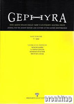 Gephyra: Band 7, 2011 A. Vedat Çelgin