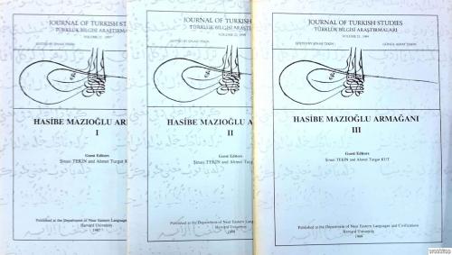 Hasibe Mazıoğlu Armağanı I - III Cilt Journal of Turkish Studies Türklük Bilgisi Araştırmaları